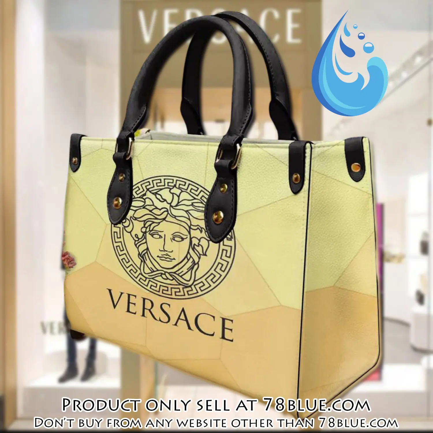 Versace women luxury leather handbag 3d lhb1022 78b1458594